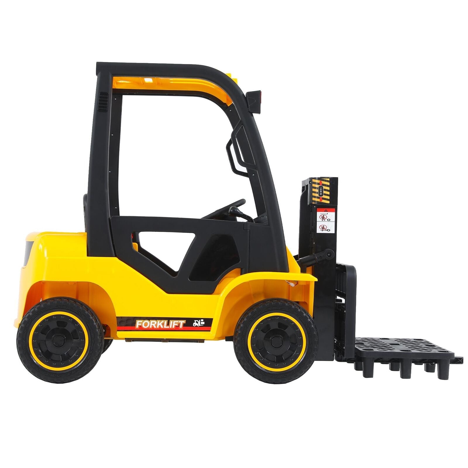 Remote Control Electric Forklift Toy with Lifting Rod for Kids - 12V Power