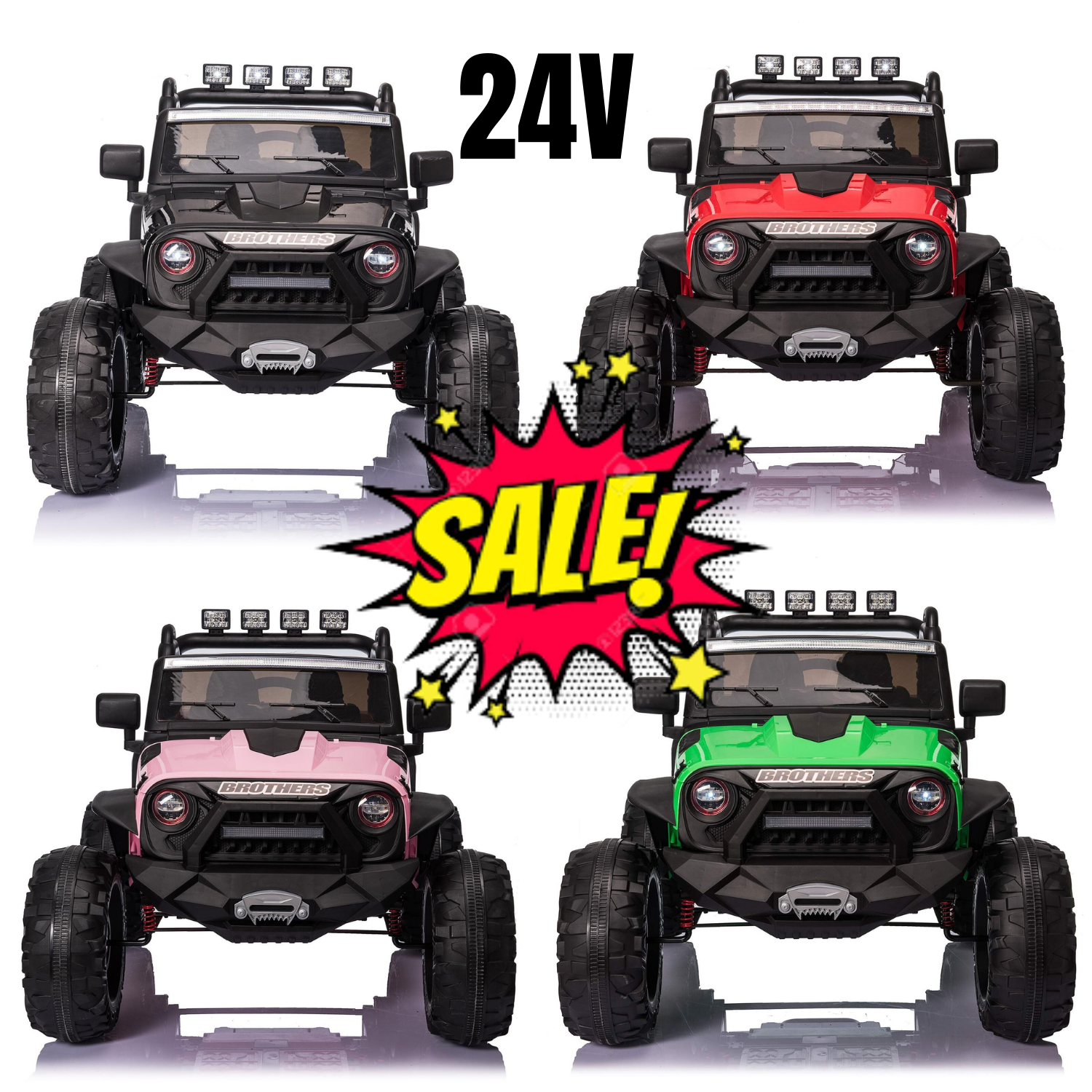 Remote Control Lamborghini Electric Car for Kids - 24/12V Ride-On Truck