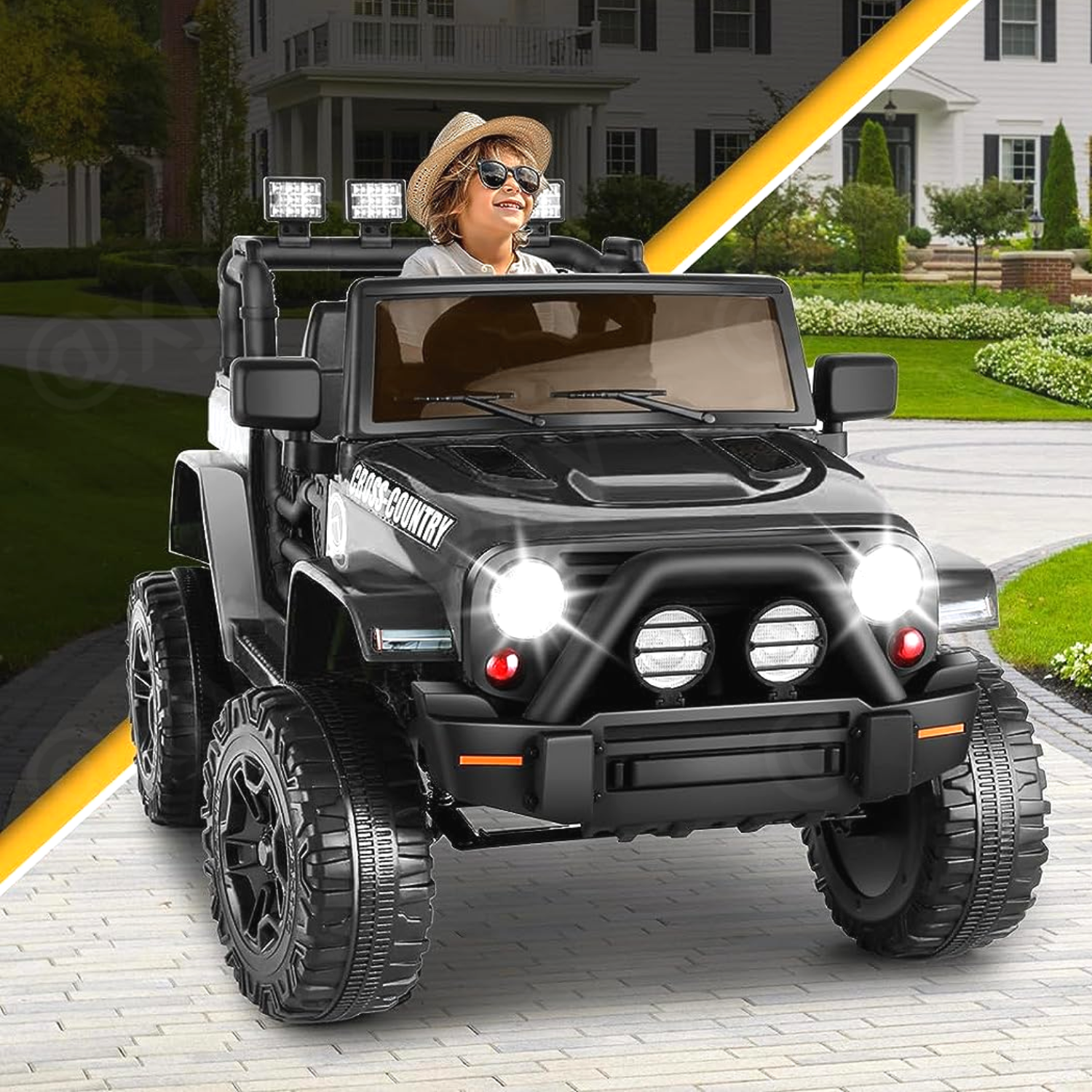 Remote Control Lamborghini Electric Ride-On Car for Kids 24/12V