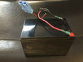 Replacement 12V Battery with Blue Grid Connector and Fuse for Kid Trax Dodge RAM Cop Police Car
