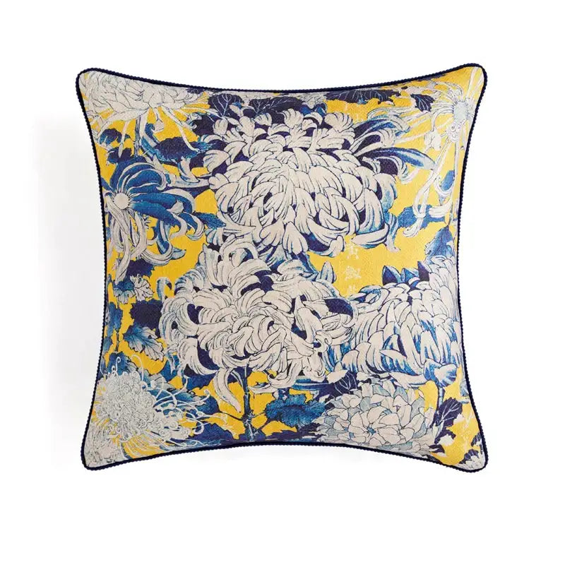 Retro circus cream pillow cover with tassels living room decor