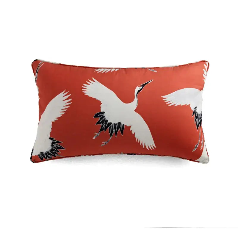 Retro circus cream pillow cover with tassels living room decor