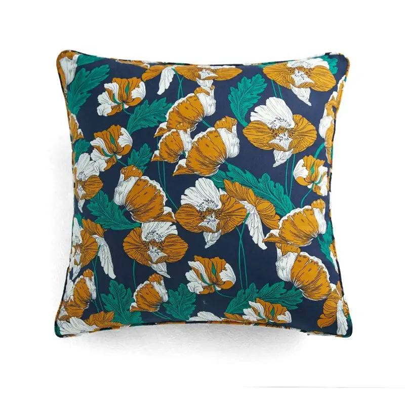 Retro circus cream pillow cover with tassels living room decor