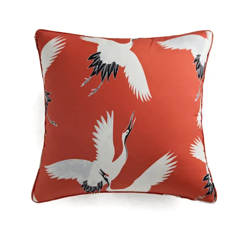 Retro circus cream pillow cover with tassels living room decor
