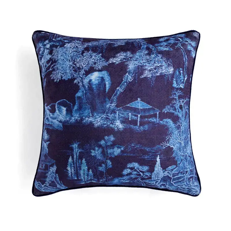 Retro circus cream pillow cover with tassels living room decor