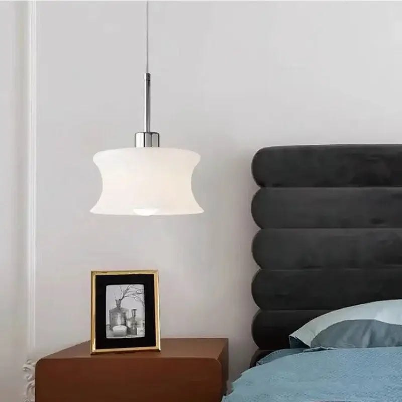 Retro cream decorbites glass chandelier bedroom pendant light