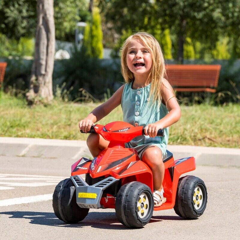 Rev Up the Fun with FEBER 6V Racy Quad Battery Ride-On