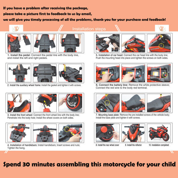 Rev Up the Fun with Our 12V Electric Motorcycle Toy for Kids - 2 Wheels of Excitement!