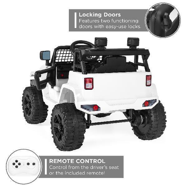 Rev Up the Fun with Our 12V Kids Ride-On Truck Car - Includes Parent Remote Control!