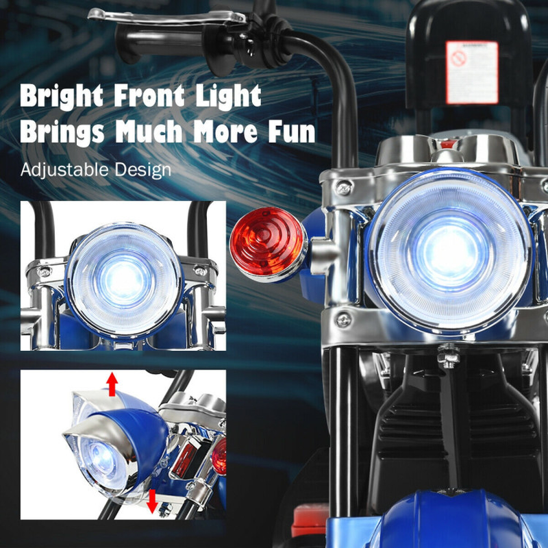 Rev Up the Fun with Our 6V 3-Wheel Kids Motorcycle!