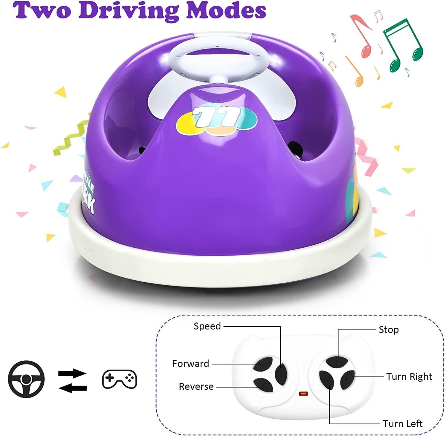 Rev Up the Fun with Our 6V Battery-Powered Ride-On Race Car for Kids - Remote Control and LED Lights Included!