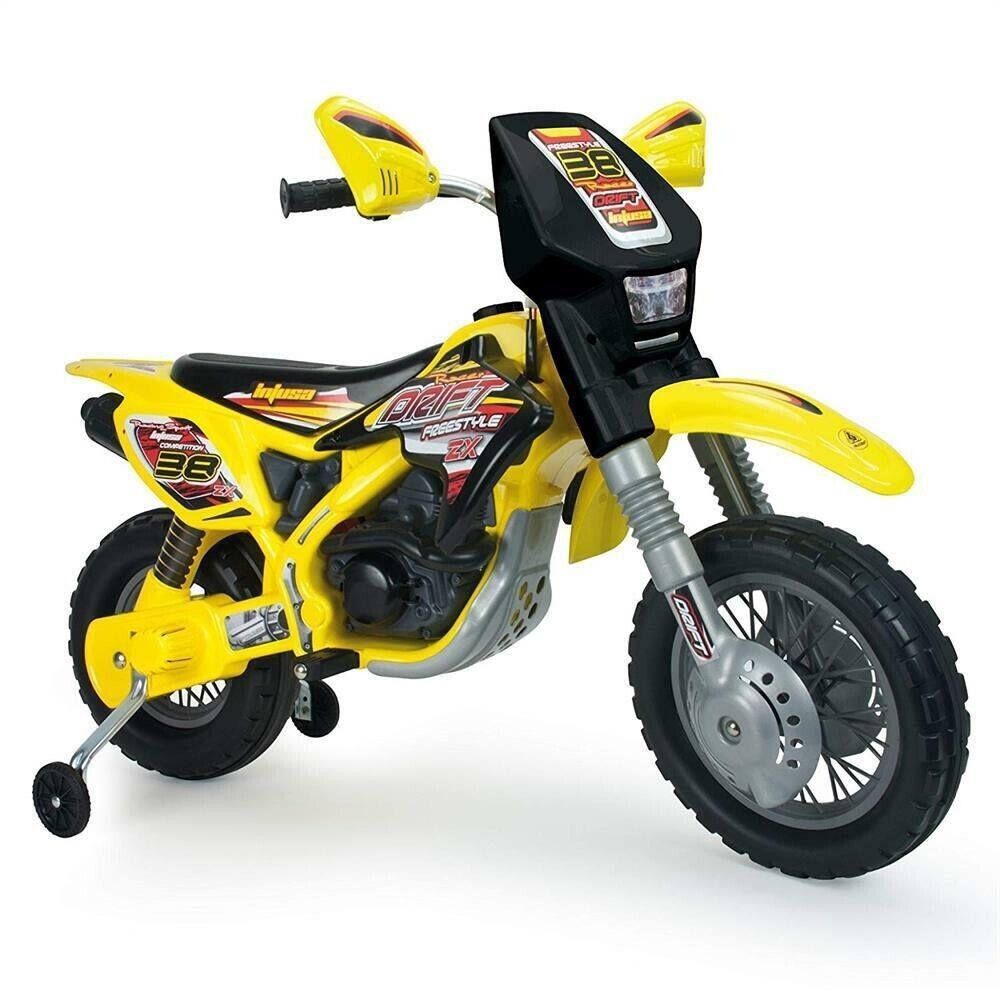 Rev up the Fun with the Injusa Drift ZX 12V Kids Dirt Bike - Perfect for Young Riders!