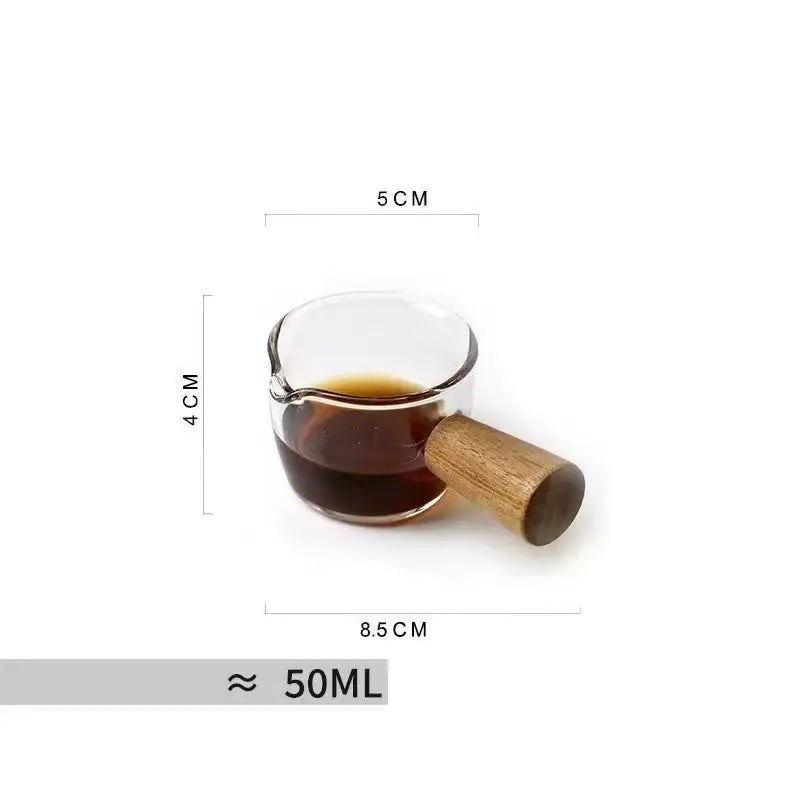 Ribbed glass cup set with bamboo lid and straw for kitchen dining