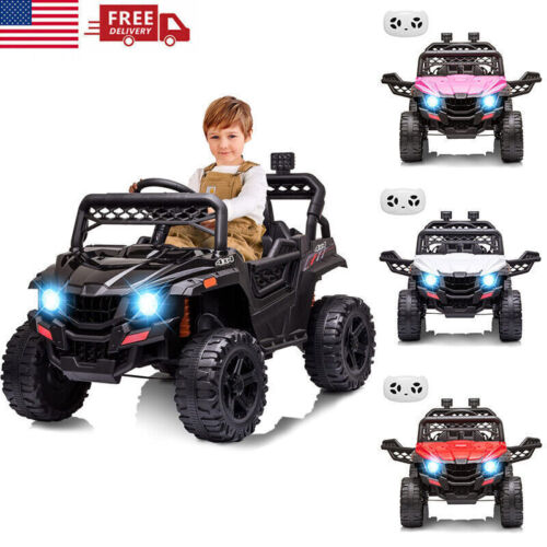 Ride in Style: 12v Electric Kids Car with Remote Control in 4 Colors