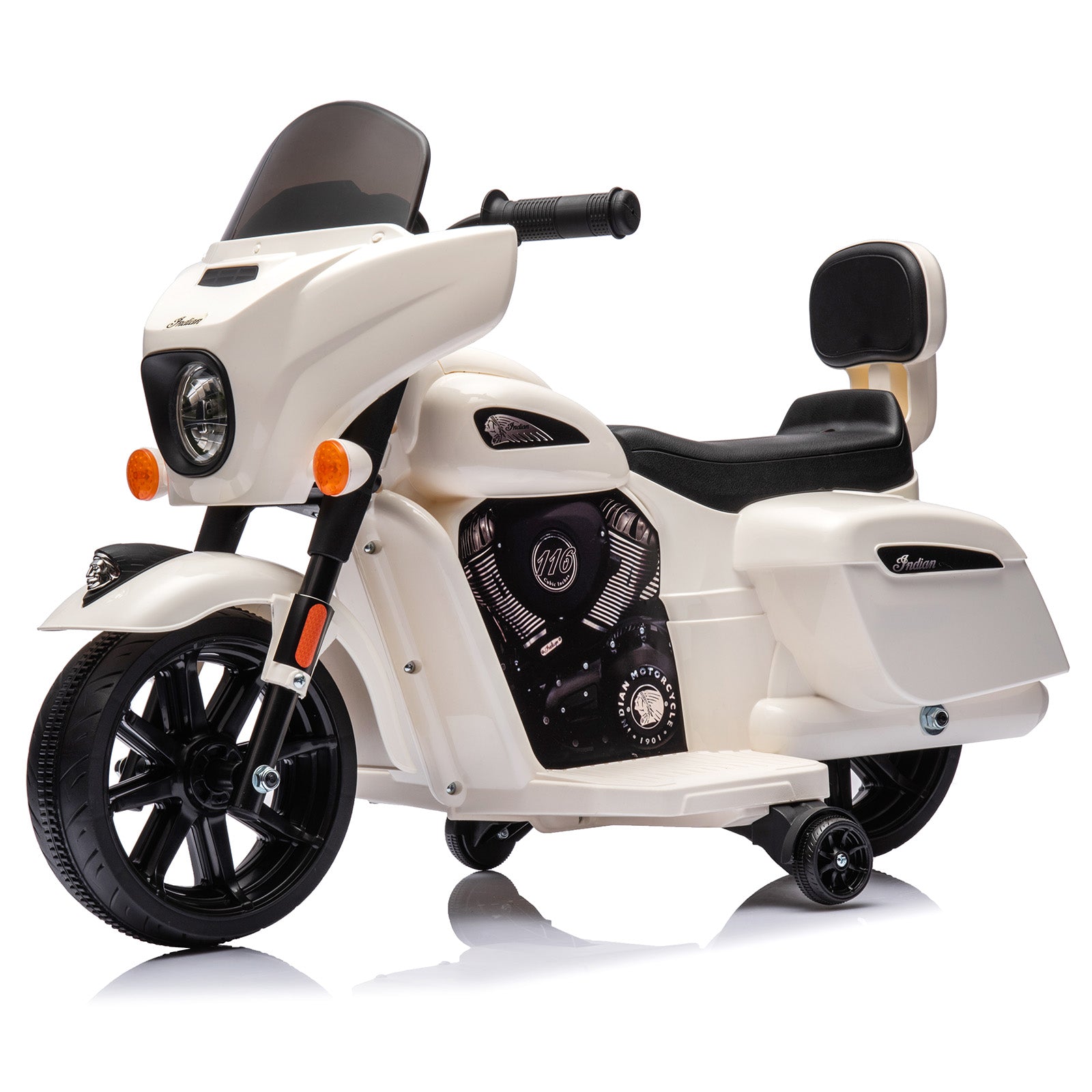 6V Electric Kids Dirt Bike with Music and Headlight Ride-On Motorcycle