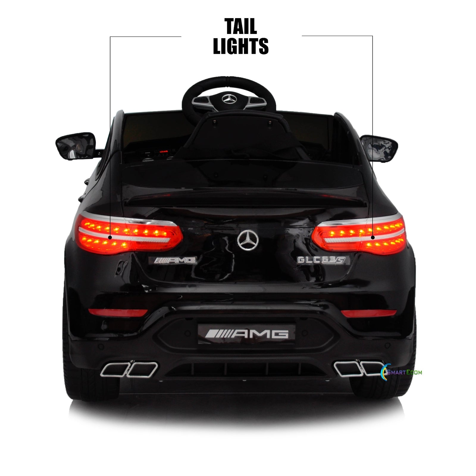 12V One-Seater Ride-On Car with Remote Control and MP3 – Licensed Mercedes-Benz, Multiple Colors