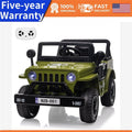 12V Electric Ride-On Truck with Remote Control, LED Lights, and Music