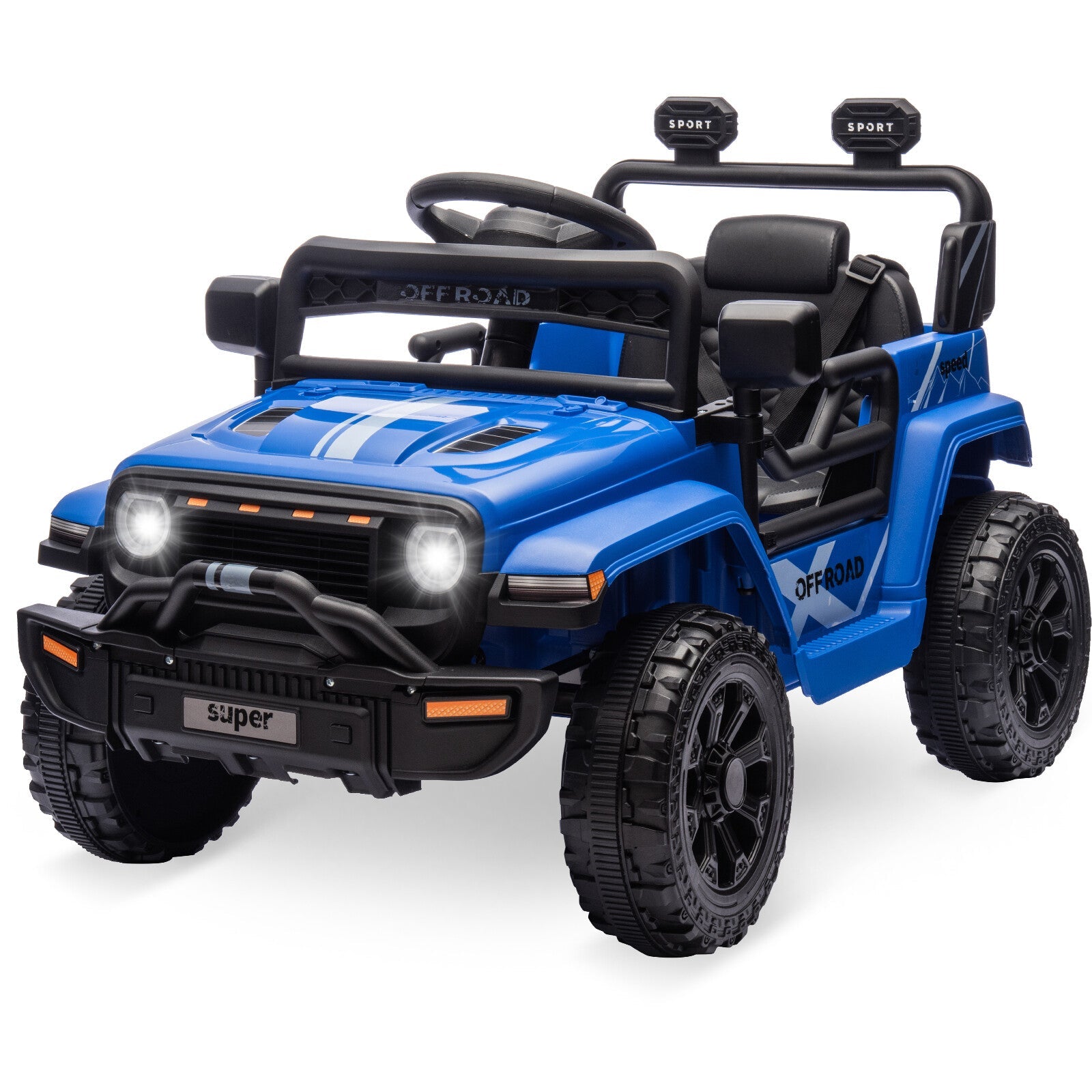12V Ride-On Truck Car Toy with Parent Remote Control for Kids Ages 3-5