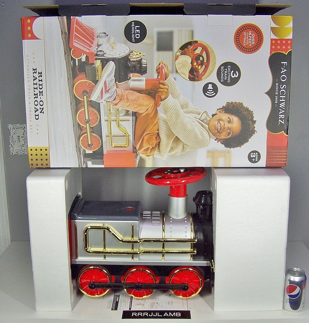 Ride the Rails with Fao Schwarz's Toddler Train Set - Locomotive and Track Included!