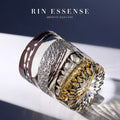 RIN ESSENCE — “KIKU RADIANCE” Edo Kiriko Whiskey Glass