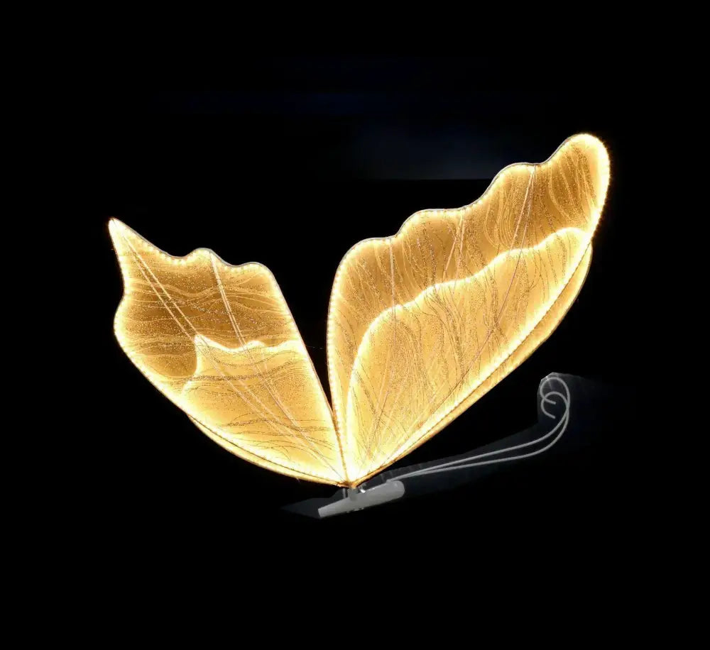 Romantic white & gold butterfly wedding decoration floor lamp