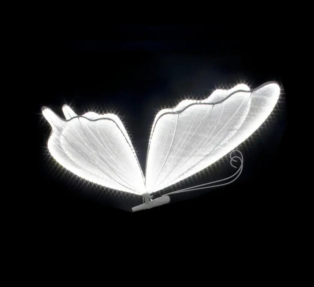 Romantic white & gold butterfly wedding decoration floor lamp