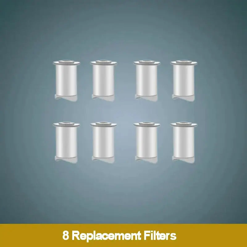 Rose gold high pressure shower head with filter for bathroom