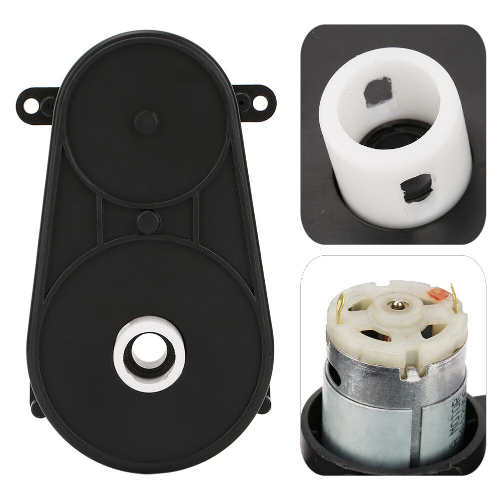 6V 5500RPM RS380 Electric Gearbox Motor for Kids' Steering Toy Car