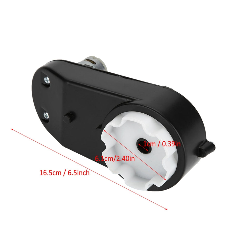 RS390 12V Electric Motor with Gearbox 16000 RPM for Kids Toy Car
