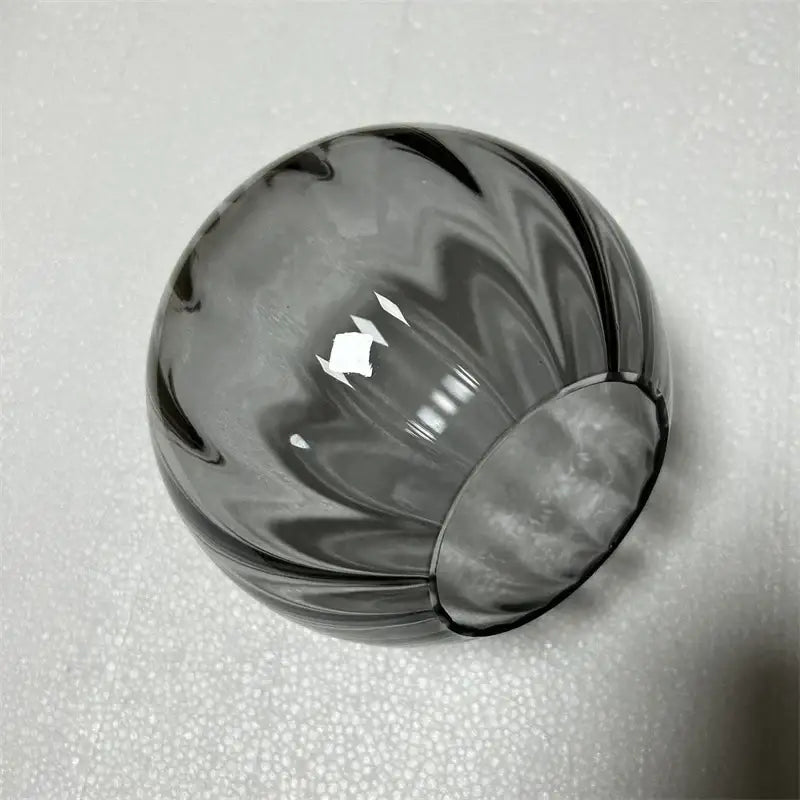 Ruby red swirl glass ball pendant lamp living room decor