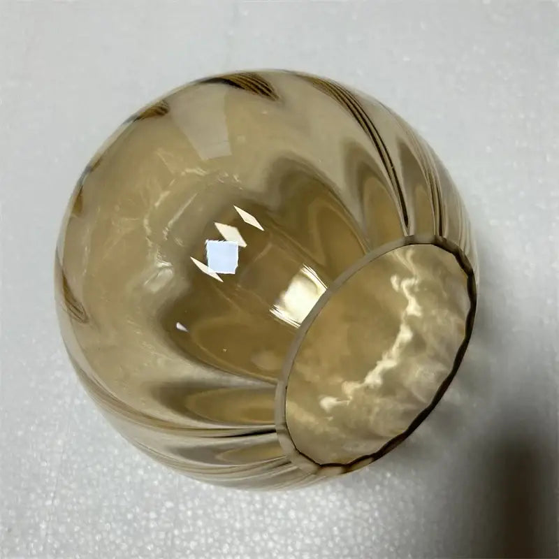Ruby red swirl glass ball pendant lamp living room decor