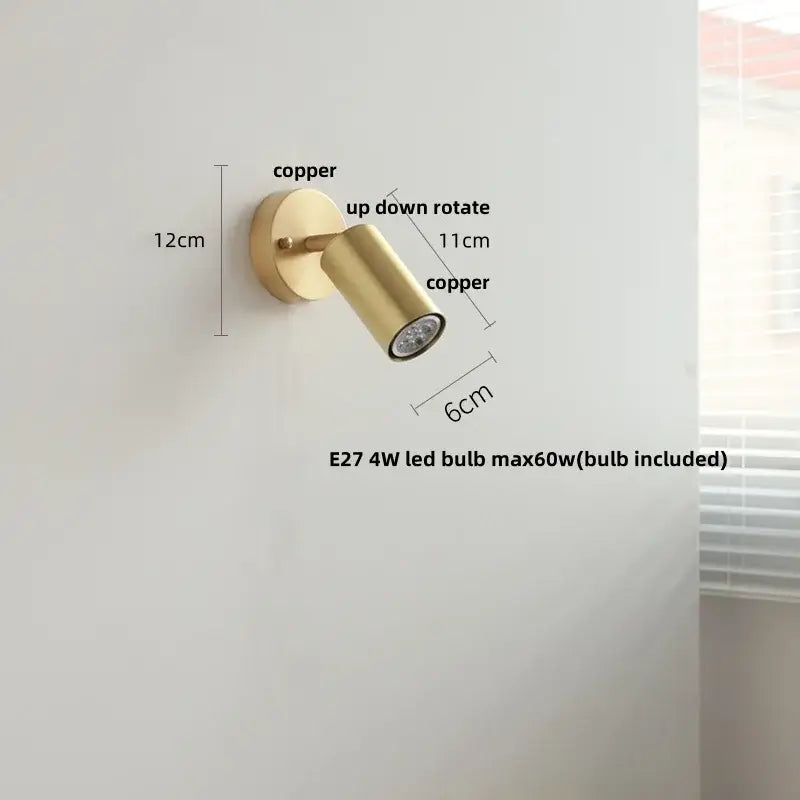 Rustic led walnut wood wall sconce – bedroom pull chain light