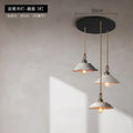 Rustic off white ceramic pendant light kitchen twisted rope trio