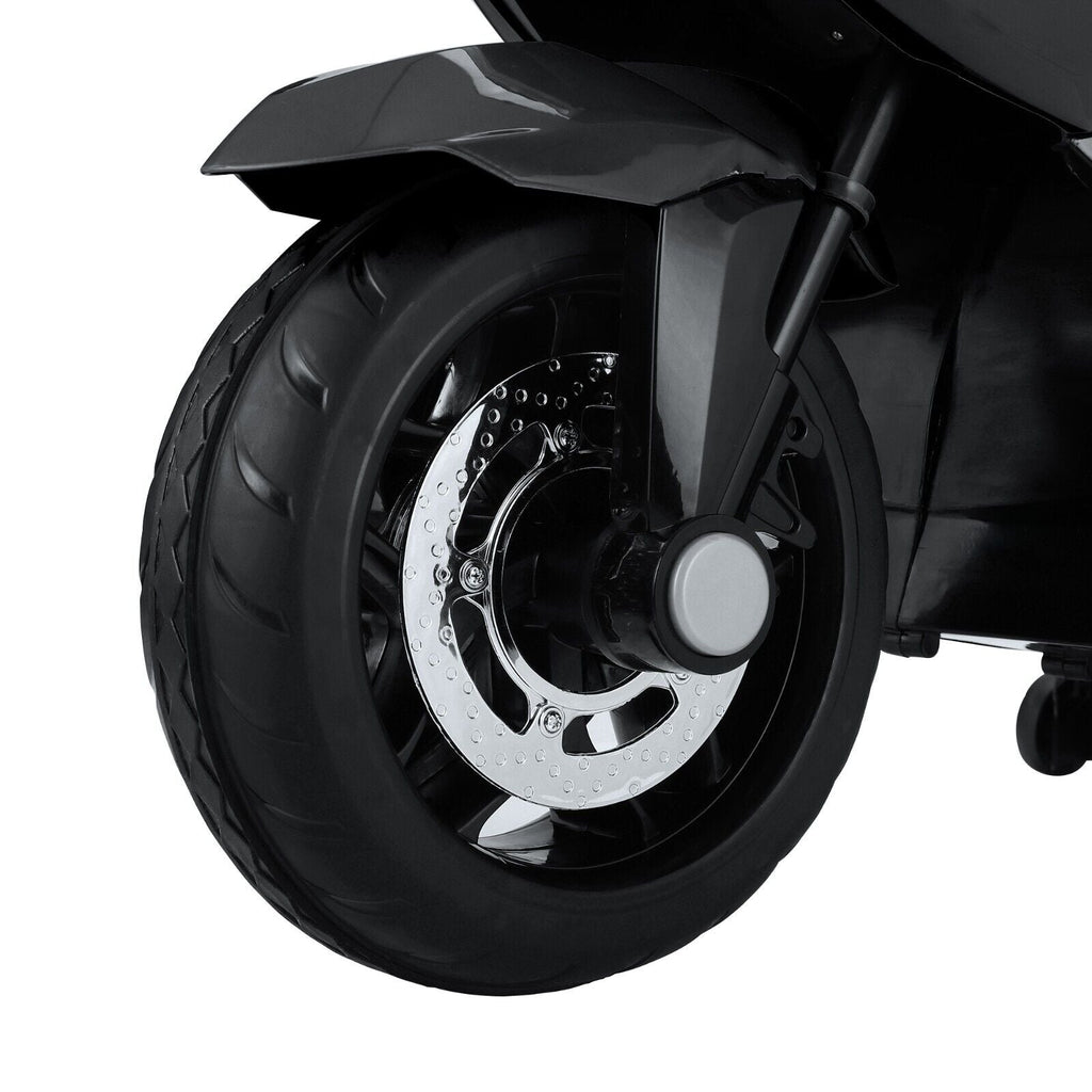 TOBBI 12V Kids Electric Motorcycle with Training Wheels - Dirt Bike Motorbike for Young Riders