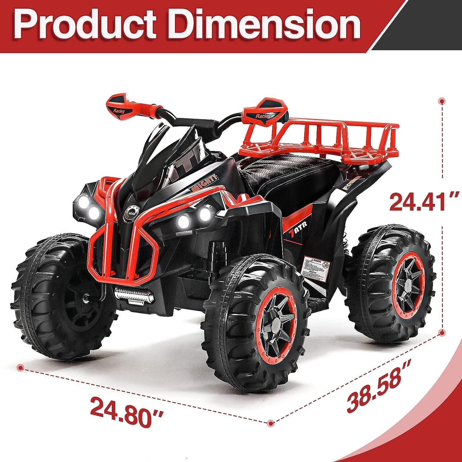Electric Kids ATV Four Wheeler Cutrimoto for Children 3 to 7 Years Old - Perfect Gifts for Boys and Girls