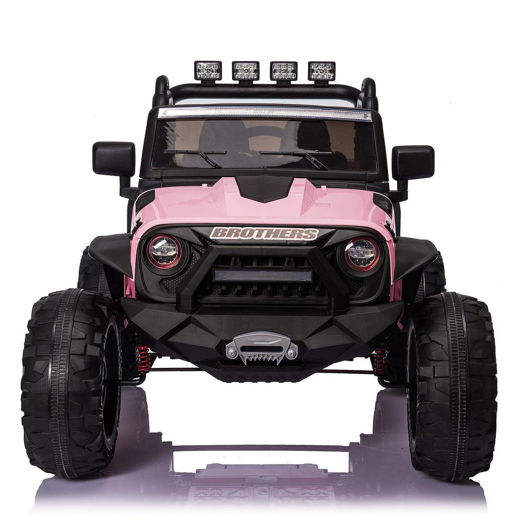 2-Seater Electric Ride-On SUV Truck for Kids with Remote Control, MP3 Player, and LED Lights - 400W Power
