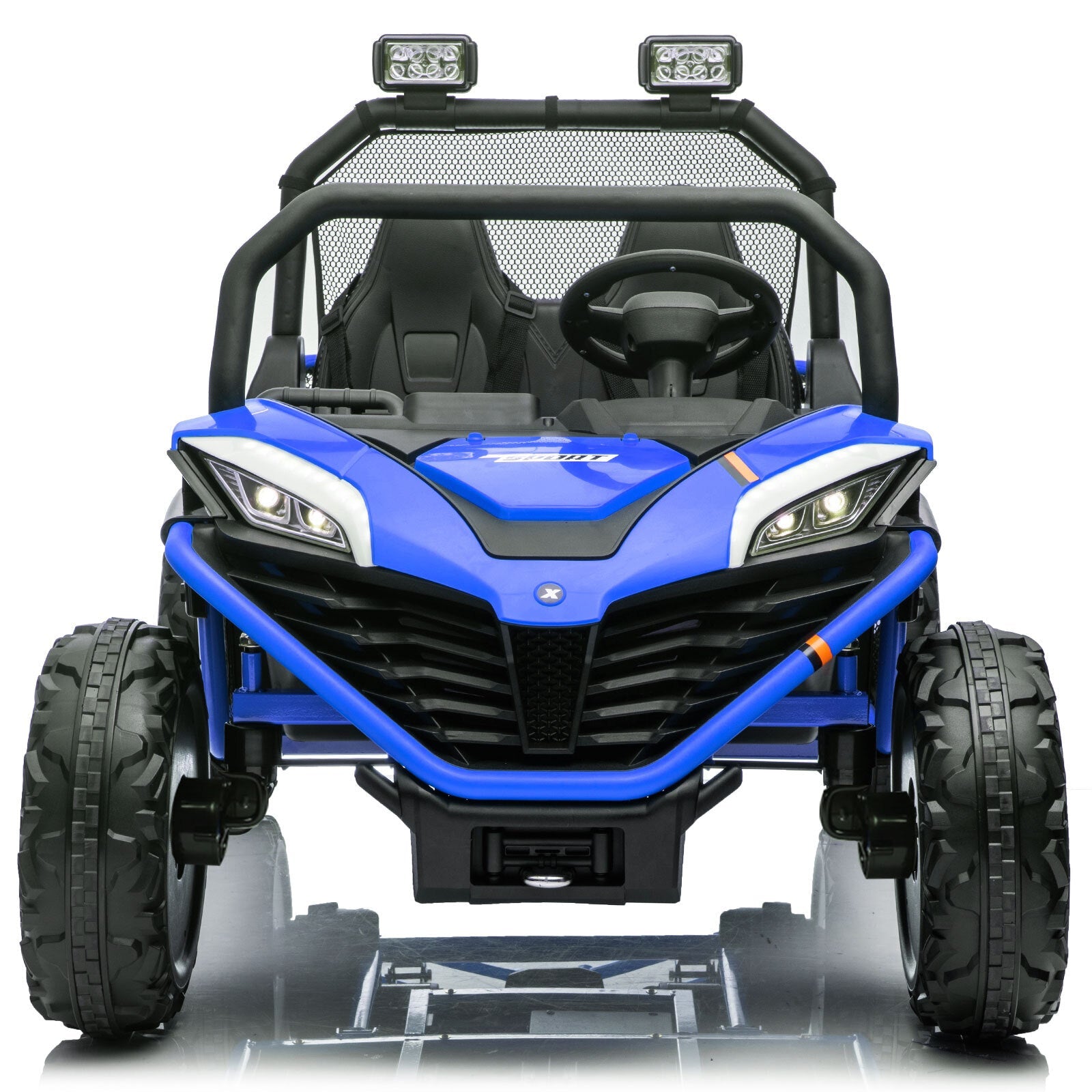 24V Kids 2-Seater Electric Ride-On UTV Truck with 4WD and 320W Motor, Remote Control