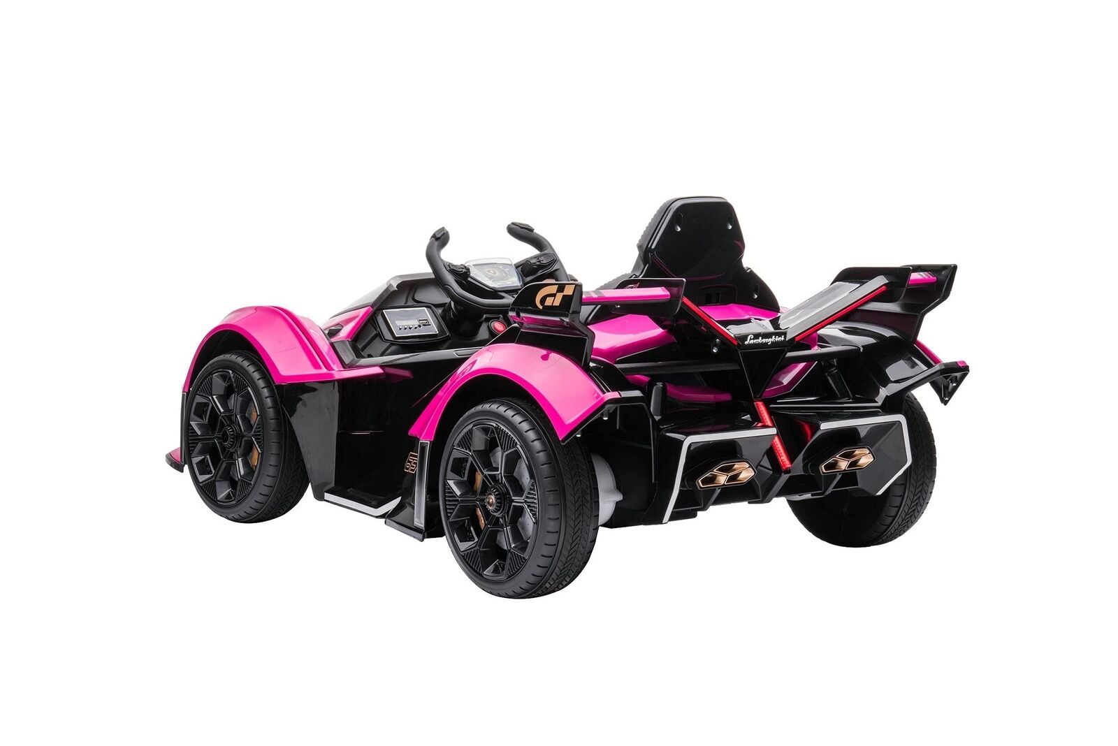 Dakott Lamborghini V12 Vision Gran Turismo Kids Ride-on Sports Car, Pin Edition