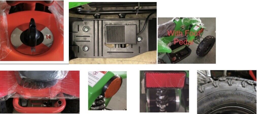 800 Watt, 36 Volt, Children's All-Terrain Vehicle, Genuine Rubber Tires. Complimentary Delivery.
