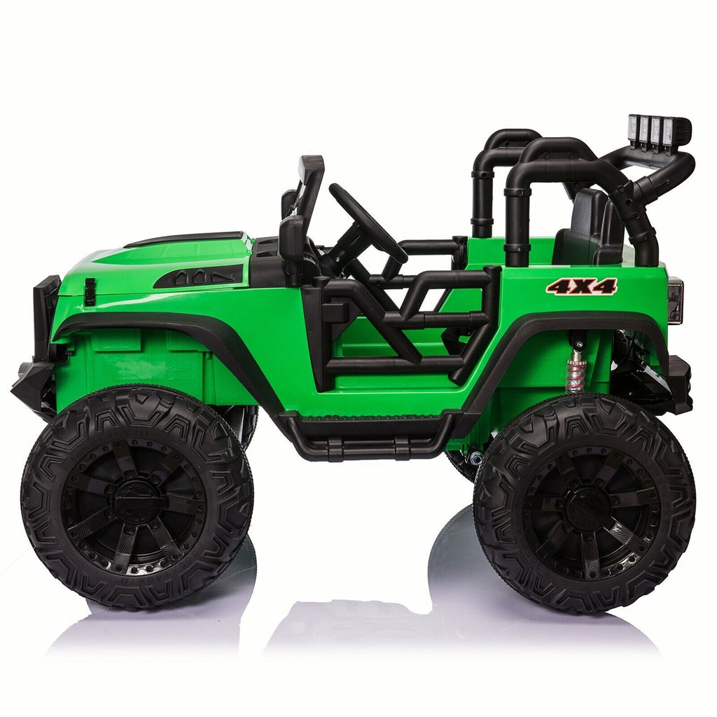 Electric 24V Battery Kids Ride On Car Toy Truck with USB, Bluetooth, and Remote Control Features