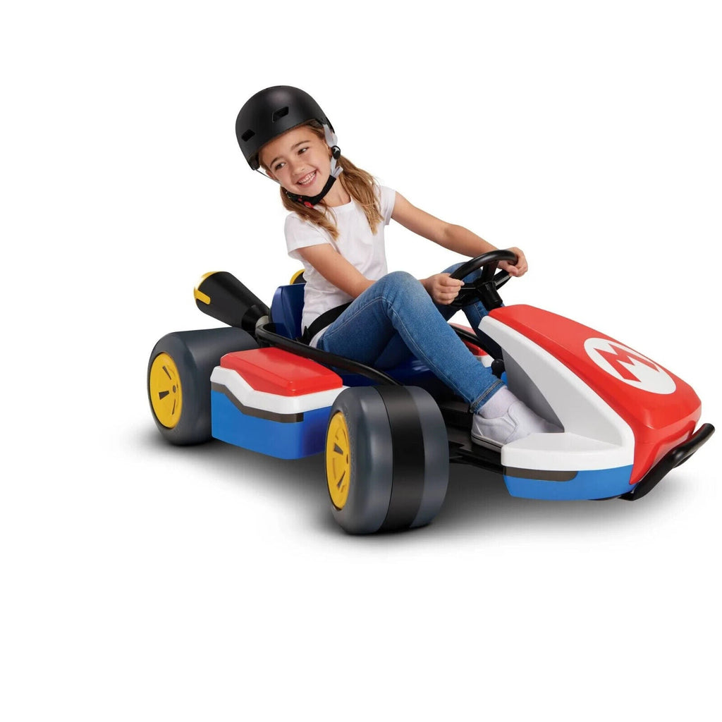 Nintendo Super Mario Kart 24 Volt 3-Speed Drifting Ride-on 8 MPH Read Descripti- -> Nintendo Super Mario Kart 24V Three-Speed Drift Ride-on 8 MPH Explore Details