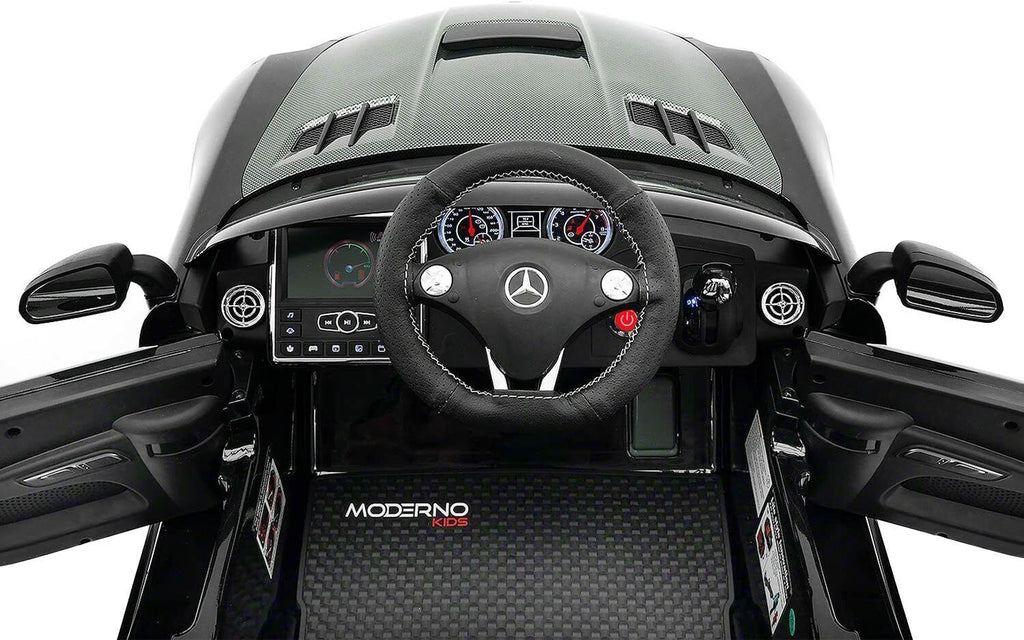 2022 Obsidian SLS AMG Mercedes Benz Ride-On Car for Children 12V Battery-Powered Kids Toy