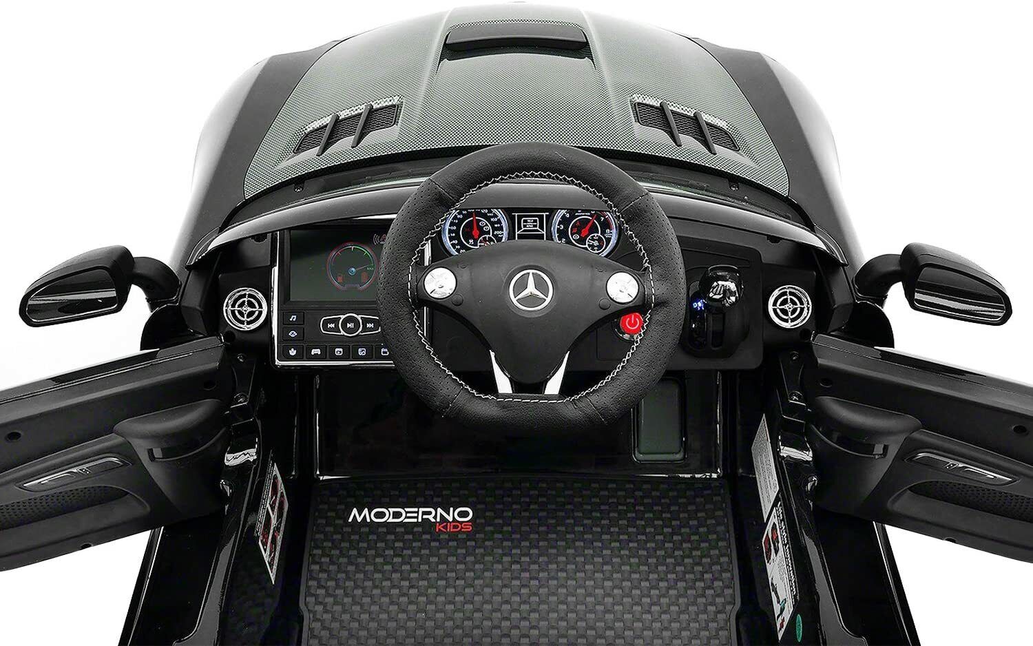 2022 Obsidian SLS AMG Mercedes Benz Ride-On Car for Children 12V Battery-Powered Kids Toy