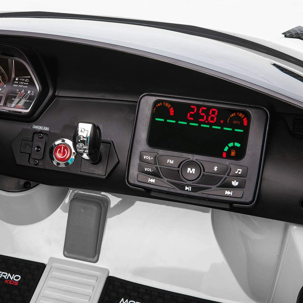24V 2 SEATS AUTHENTIC LAMBORGHINI AVENTADOR SVJ CHILDREN'S RIDE-ON SPORTS VEHICLE, ILLUMINATION + REMOTE CONTROL