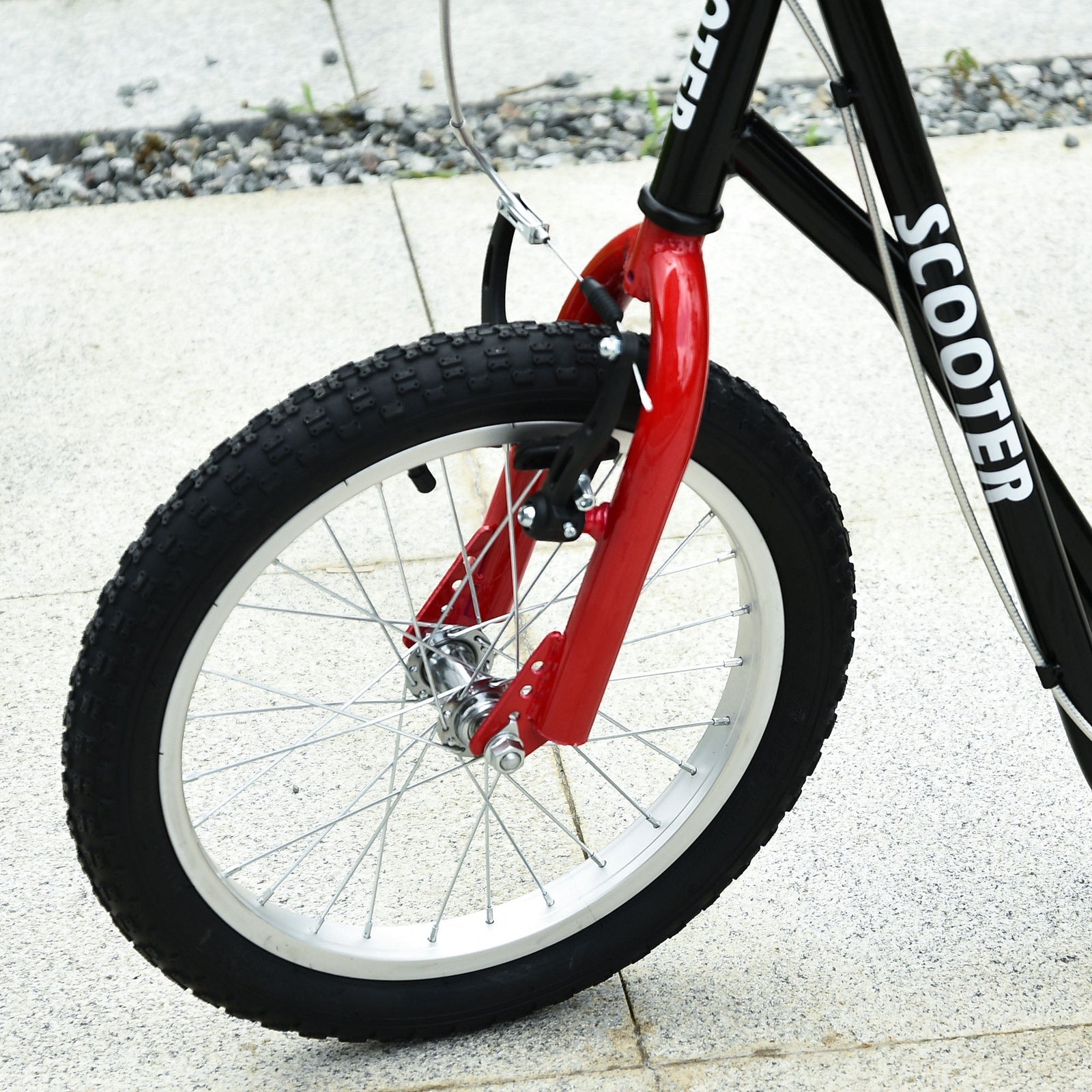 Adjustable Handlebar Kick Scooter for Youth and Teens Age 5 and Up