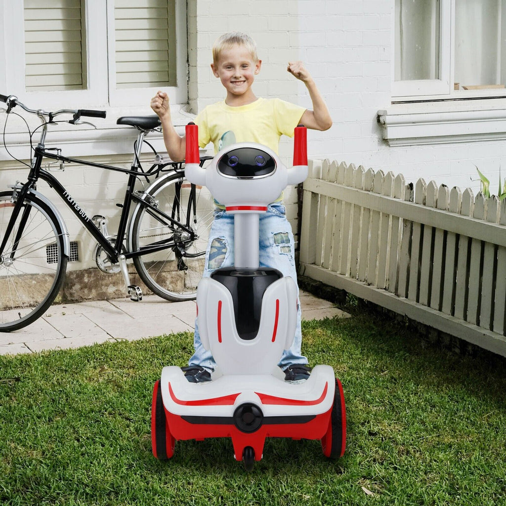 TOBBI 3-in-1 Electric Ride On Car for Kids: Transforming Robot Buggy Toy with Remote Control - Perfect Gift for Toddlers