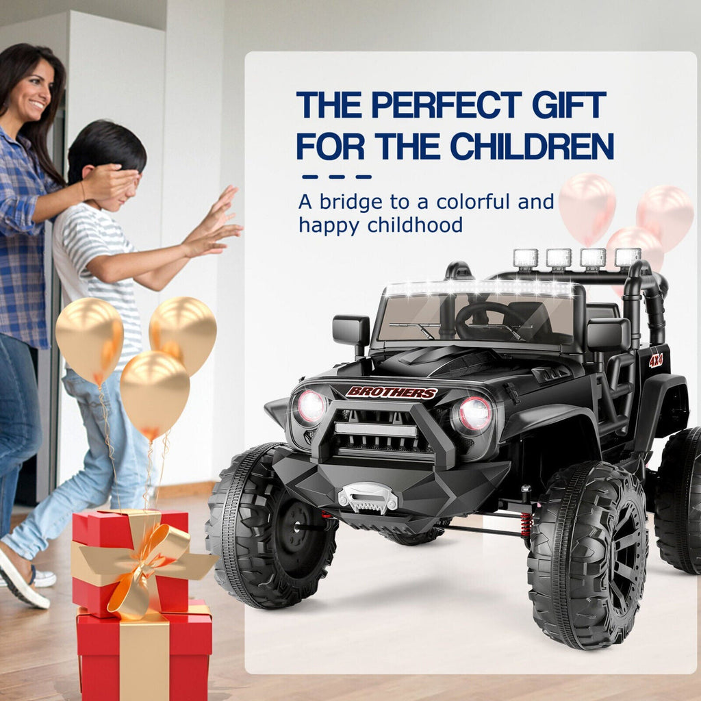 24V Jeep Music Fashion Ride-On Car with Remote Control for Electric Kids