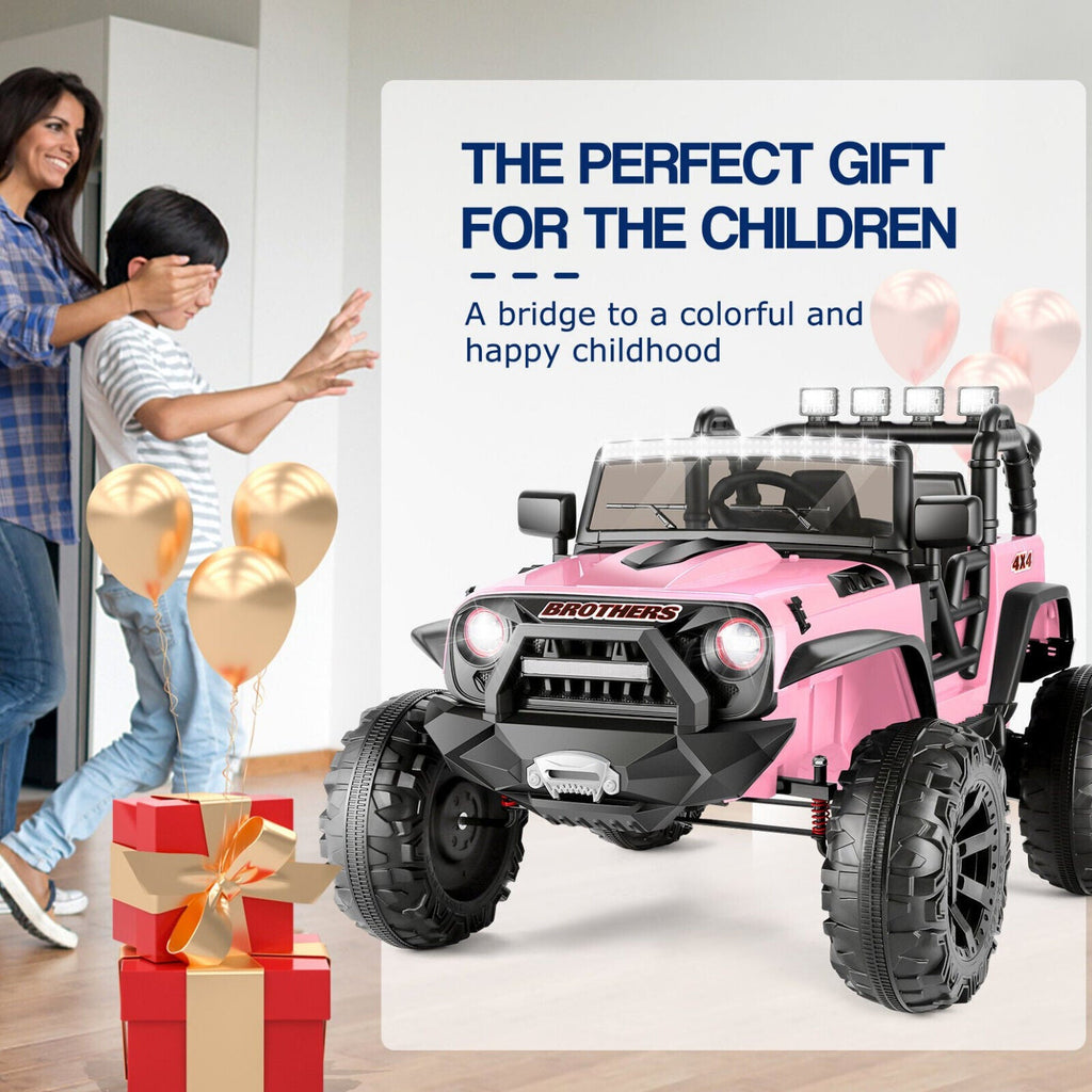 24V Jeep Music Fashion Ride-On Car with Remote Control for Electric Kids