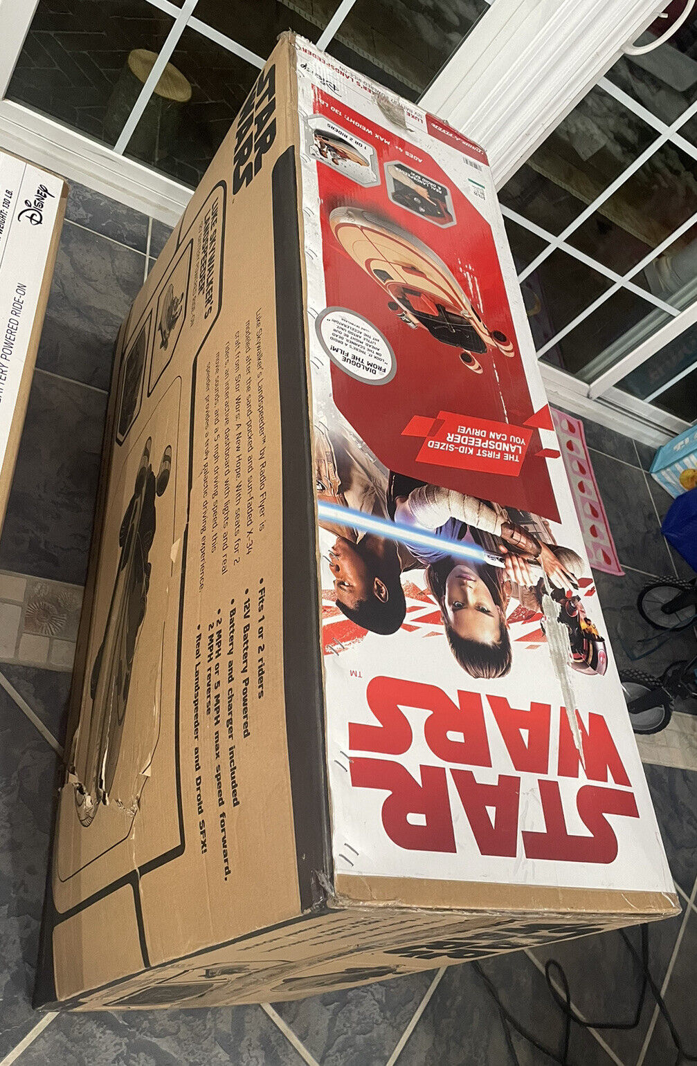 Radio Flyer Star Wars 12V Luke Skywalkers Landspeeder Electric Ride On - Brand New