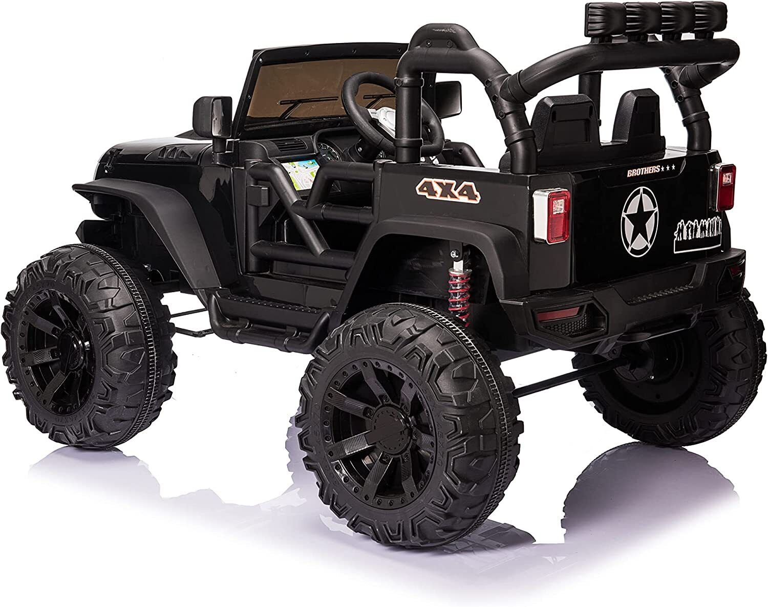 2 Seater Electric Kids Ride On Truck Car with Parent Remote Control and LED Lights - 24V 2x200W